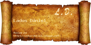 Lados Dániel névjegykártya